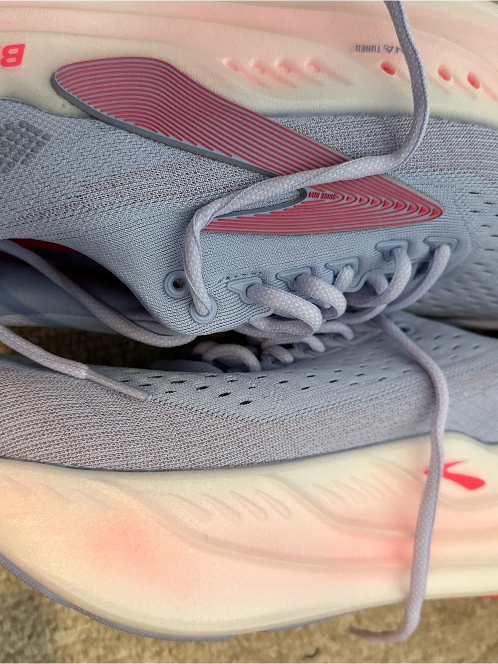 Brooks womens Light Gray and Pink Sneakers - Picture 6 of 11